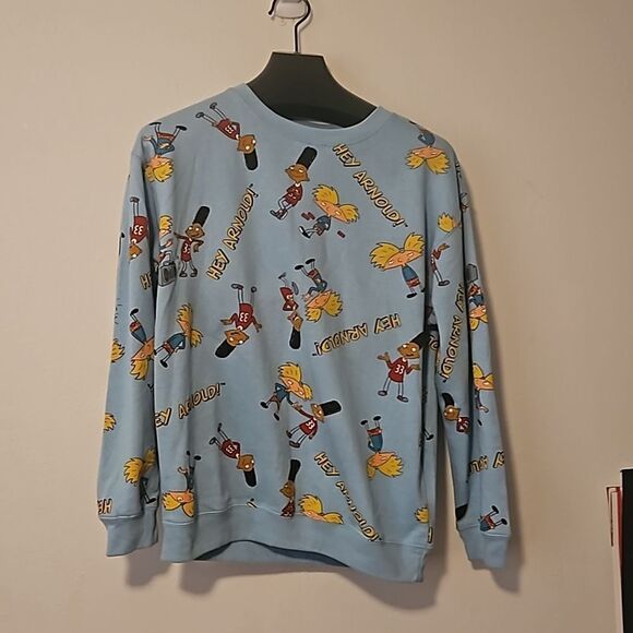 NICKELODEN men Hey Arnold  crew sweatshirt L - Picture 1 of 7